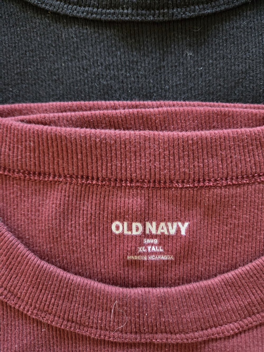 Old Navy Black & Burgundy Kids Tank Tops - 2-Pack - Picture 3 of 3